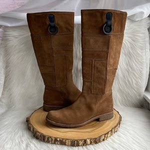 Timberland patchwork leather boots